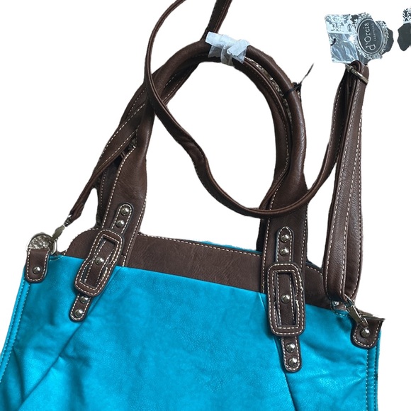 NWT Turquoise Satchel - Picture 3 of 12